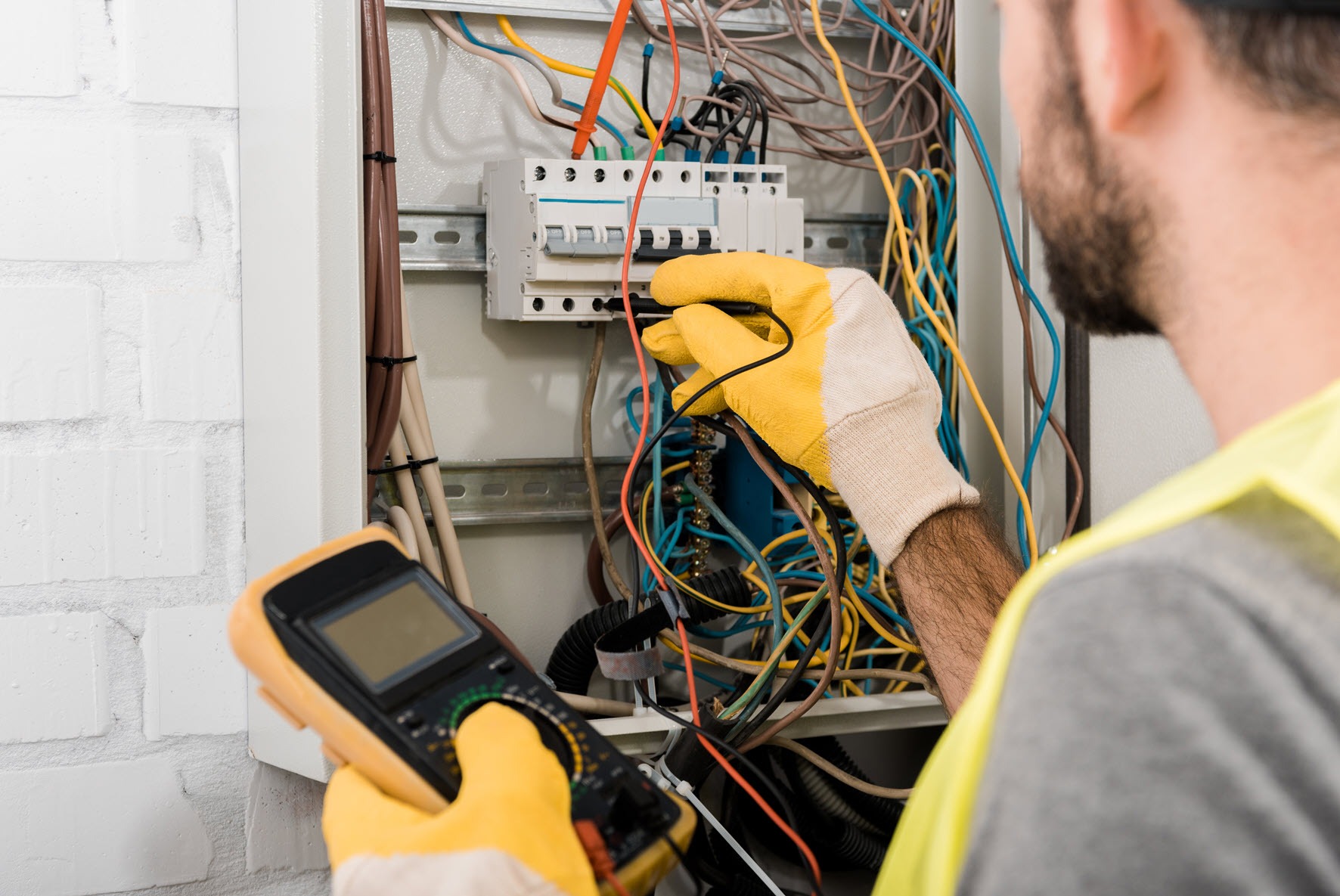 Electrician at work image 