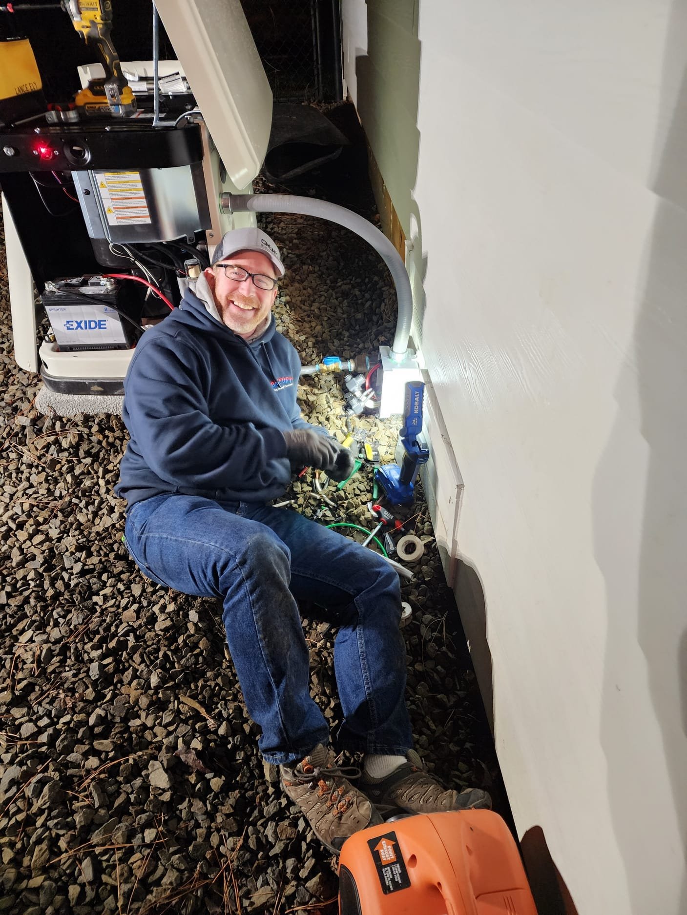 Anthony with Generator Generac Generator Install